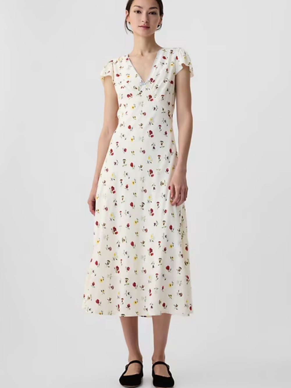 Gap x Doen Floral Midi Dress